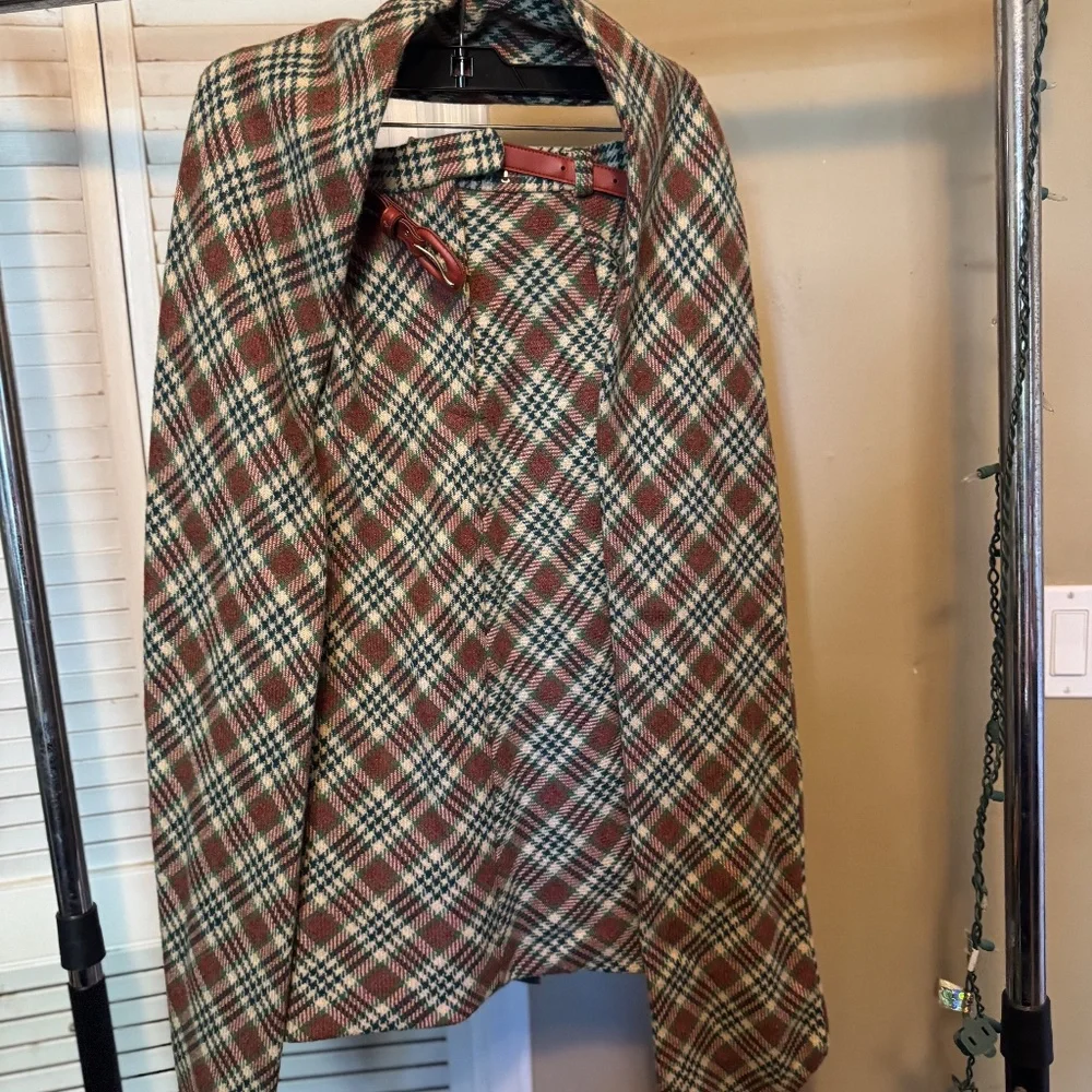 Plaid Pencil Skirt - Picture 4 of 5
